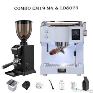 Combo máy pha cà phê Milesto EM19 M4 + LD8073