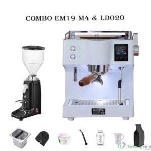 Combo máy pha cà phê Milesto EM19 M4 + LingDong020
